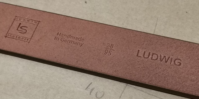 Personalisierung Gürtel
