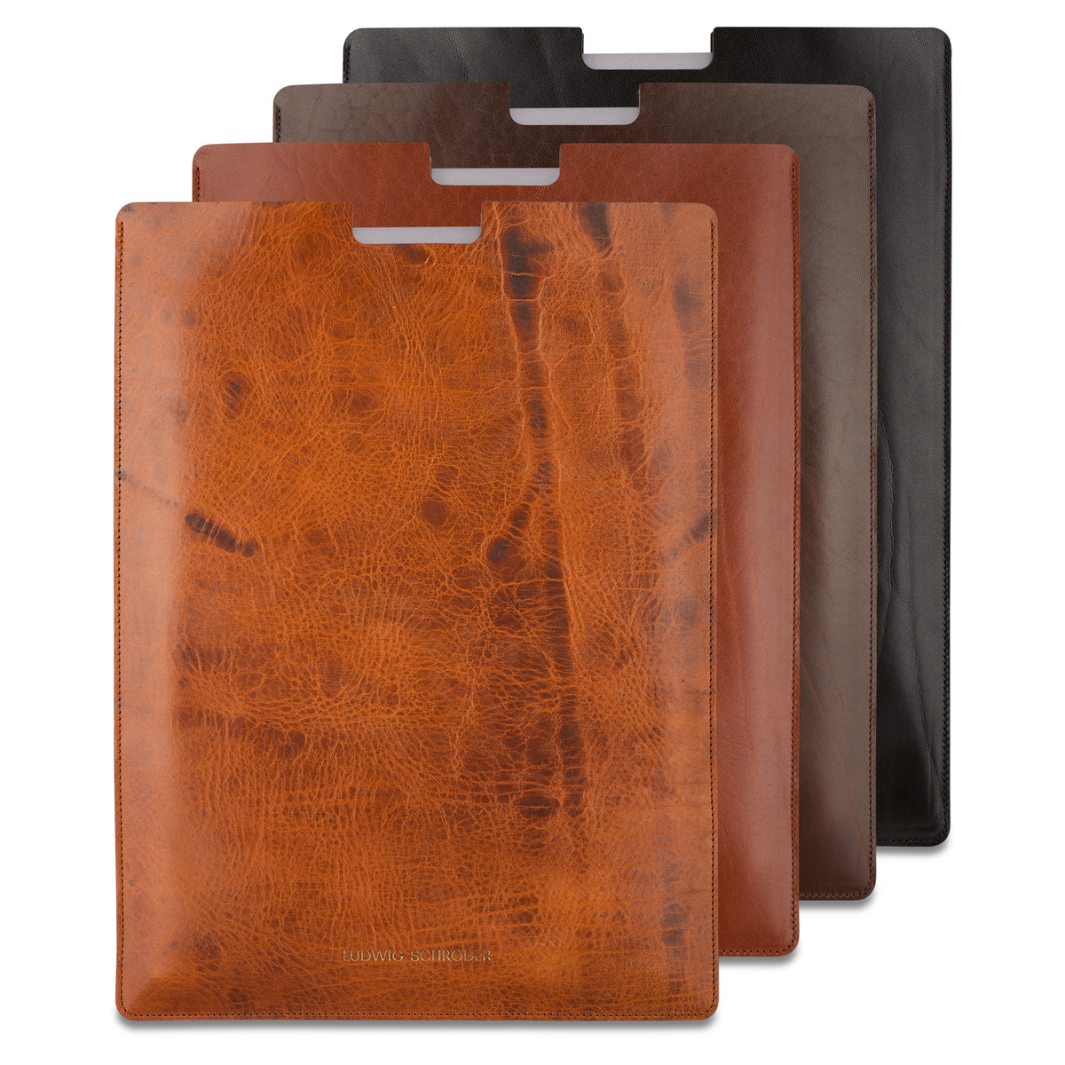 Handgefertigtes MacBook/ Surface Laptop Sleeve in Gipsy – Edles Anilinleder aus Süddeutschland für sicheren Schutz